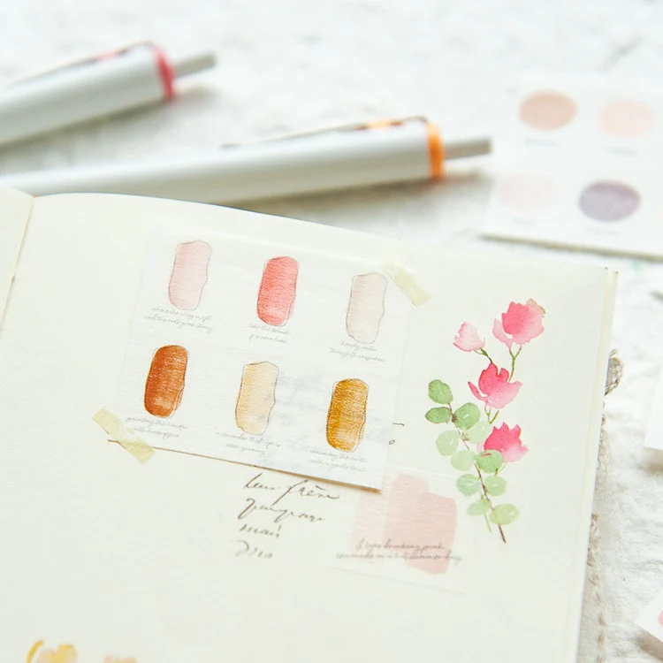Zestaw naklejek Mini Tin Palette Watercolor | 05 - Image 5