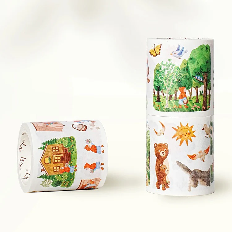Zestaw naklejek w Taśmie Washi | Czerwony Kapturek - Image 2