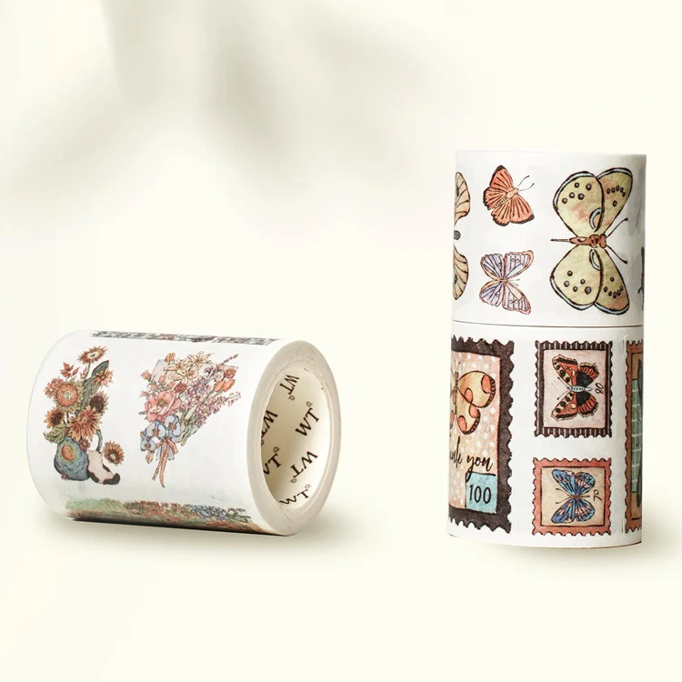 Zestaw naklejek w taśmie Washi | Motyle - Image 6