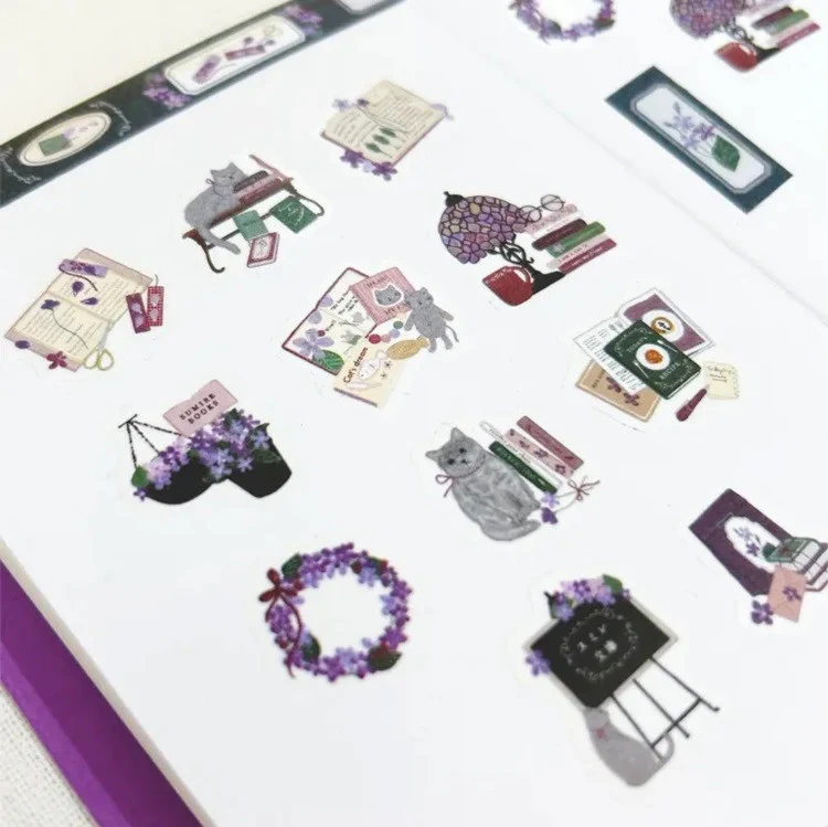 Zestaw naklejek Washi w taśmie | Księgarnia Sumire Bunko - Image 4