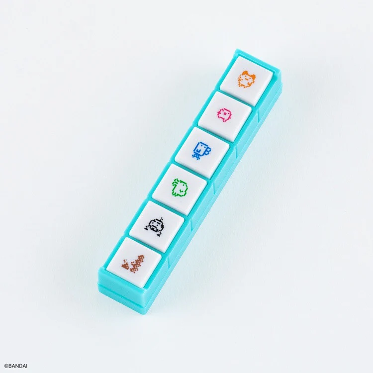 Zestaw pieczątek Pochitto Kodomo no Kao x Hobonichi | Tamagotchi - Image 3