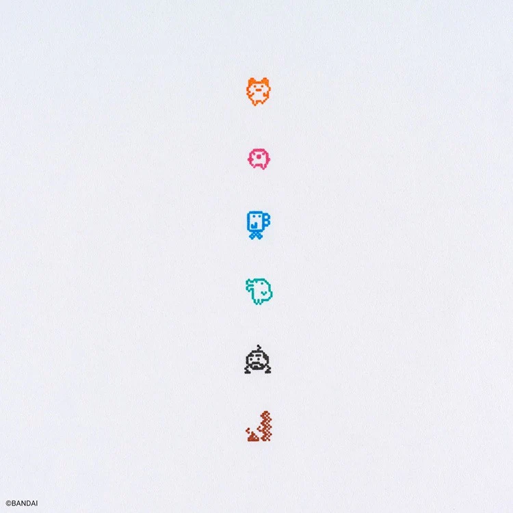Zestaw pieczątek Pochitto Kodomo no Kao x Hobonichi | Tamagotchi - Image 4