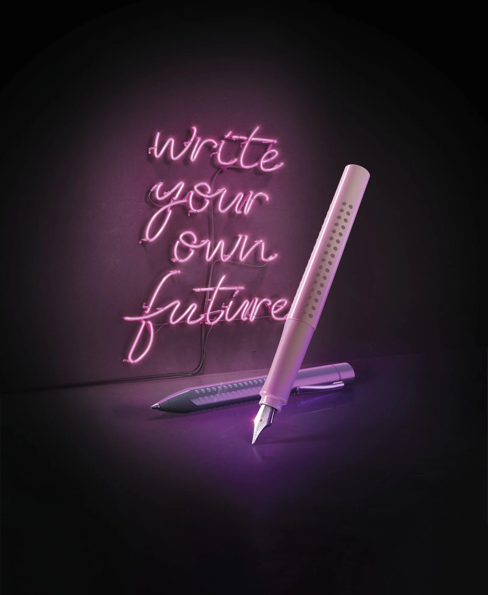 Zestaw prezentowy Faber-Castell Grip 2010 Rose Shadows - pióro wieczne i długopis - Image 6