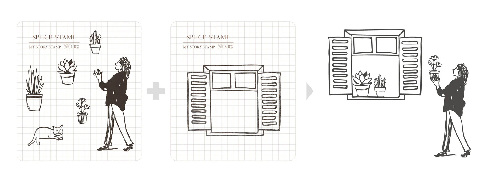 Zestaw stempli silikonowych Icon | Hygge - Image 4