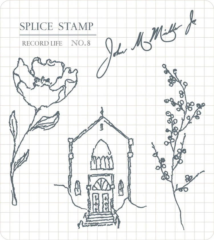 Zestaw stempli silikonowych Icon | Wioska - Image 2