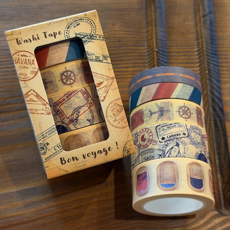 Zestaw taśm washi | Bon voyage! - Image 3