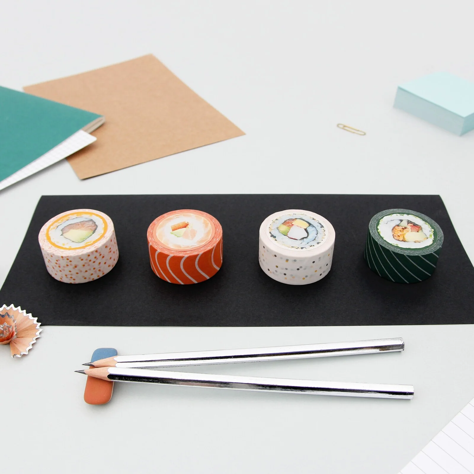 Zestaw taśm washi SUCK UK Sushi Tape - Image 4